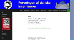 Desktop Screenshot of inseminor.dk